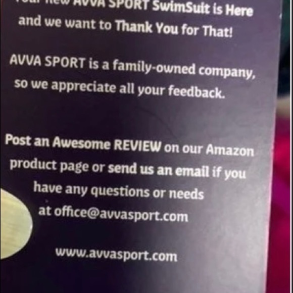 New swimsuit woman’s size large one piece AVVA sport love - Picture 10 of 10